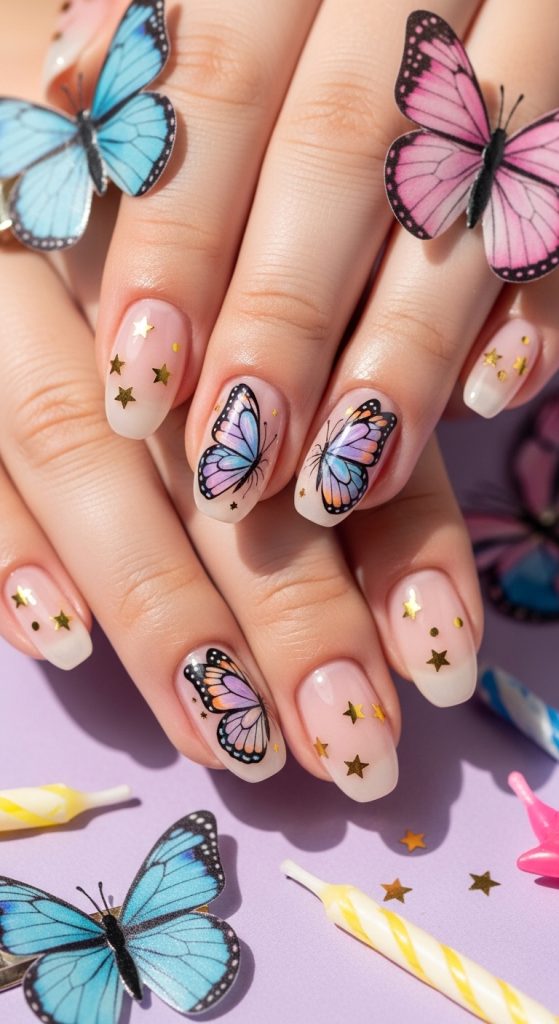 birthday nails for 13 year old