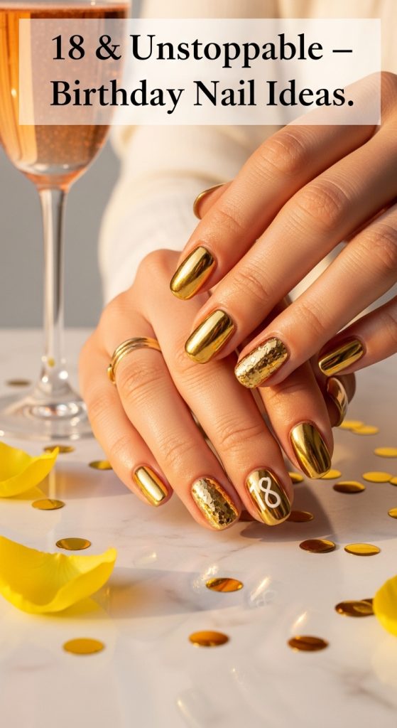 18th birthday nail ideas, 
