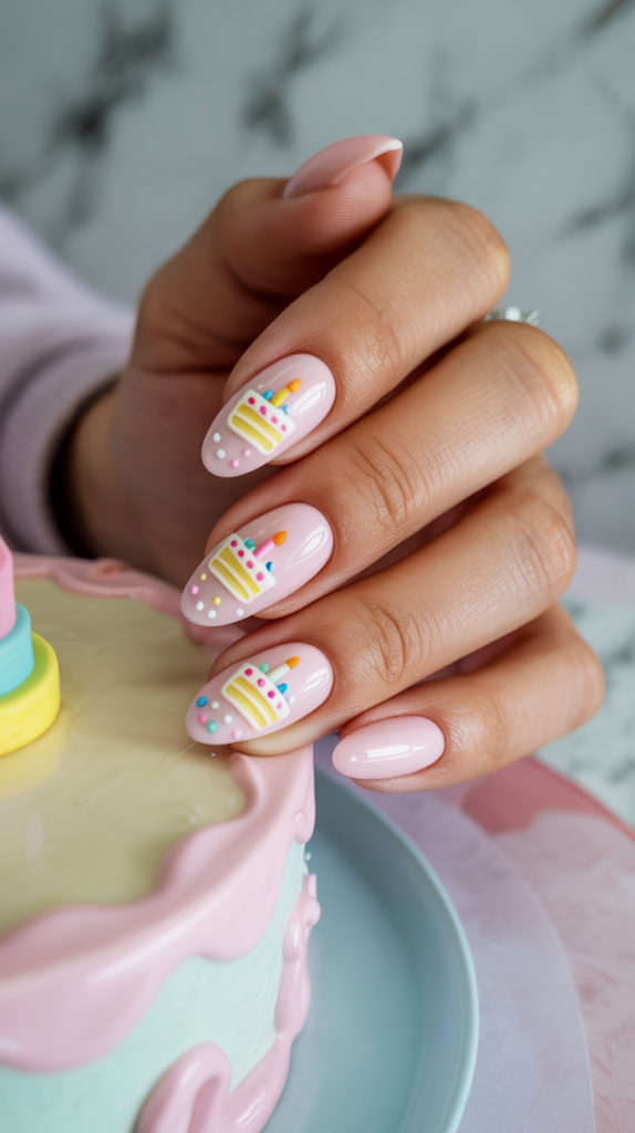 Birthday Nail Designs