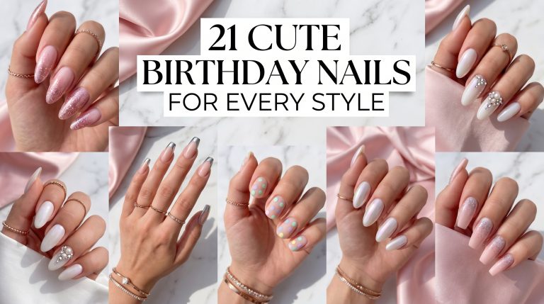 21 Cute Birthday Nails for Every Style