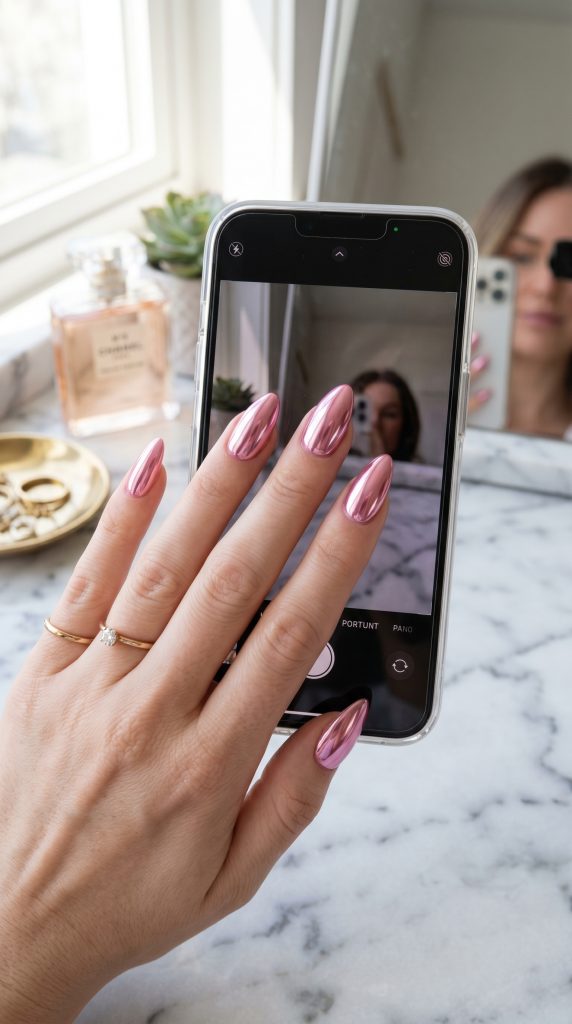 birthday photoshoot nails