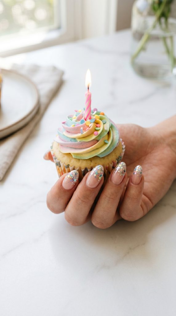 Easy Birthday Nails