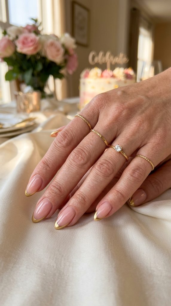 classy birthday nails