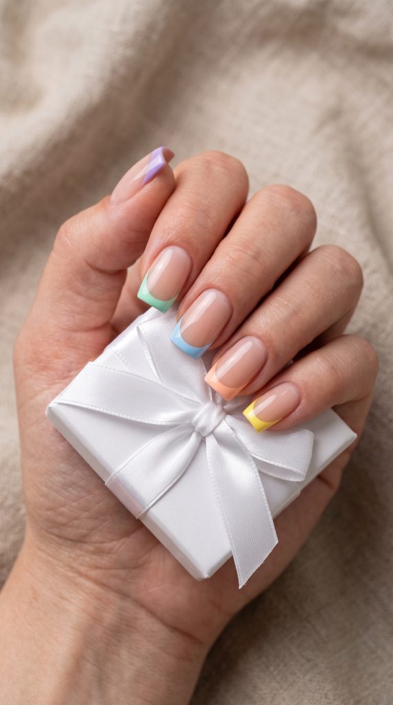 Pastel Birthday Nails